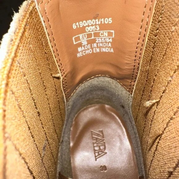 Zara medium brown booties - Picture 3 of 4